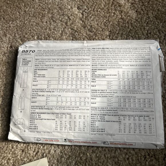 Lot Of 3 Vintage Sewing Patterns Women's Girls 80s 90s 2000s Y2K Simplicity - Picture 3 of 7